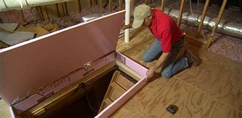 How To Insulate Attic Drop Down Access Stairs Todays Homeowner