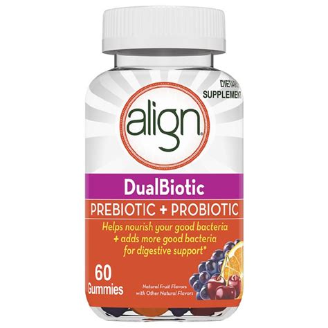 Align Prebiotic Probiotic Supplement Gummies 1source