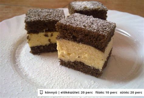 Hideg Csokis Kocka Nosalty Recipe Desserts Food Hungarian Cake