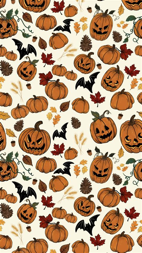 🔥 Free Download Fall Pumpkins Iphone Wallpaper 844x1500 For Your