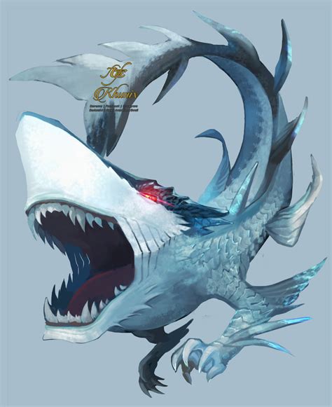 Artstation Fantasy Creature Shark