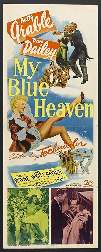 Betty Grable Dan Dailey And Mitzi Gaynor In My Blue Heaven 1950