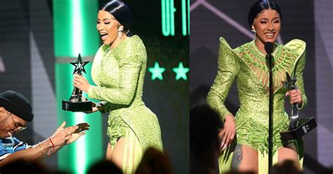 Cardi B Became The First Female Rapper To Win The Album Of The Year