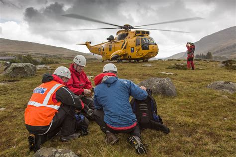 Aviation Photography Mountain Rescue Training