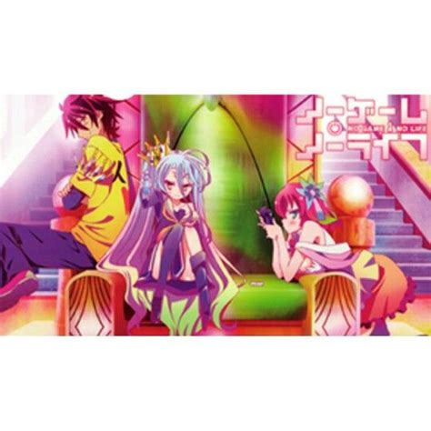 Sora Shiro And Stephanie No Game No Life Anime Fabric Poster