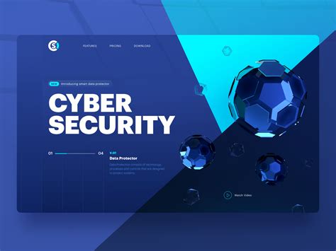 Cyber Security Header Design In 2020 Header Design Website Header