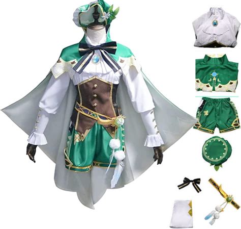 Genshin Impact Venti Cosplay Costume B Edition Ubicaciondepersonas