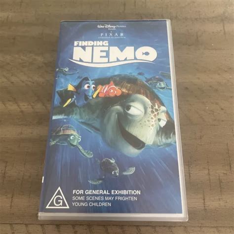 Finding Nemo Vhs Video Tape Walt Disney Pictures Pixar Pal Gc