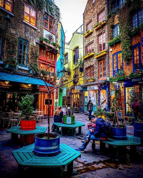Neal S Yard A Colorful Corner In The Middle Of Covent Garden In London