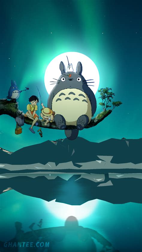 Studio Ghibli Iphone Wallpaper Totoro Ghantee