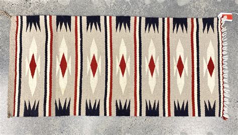 Lot Vintage Navajo Native American Hand Woven Rug