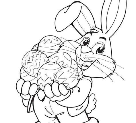 Easter Bunny Coloring Pages | 360ColoringPages