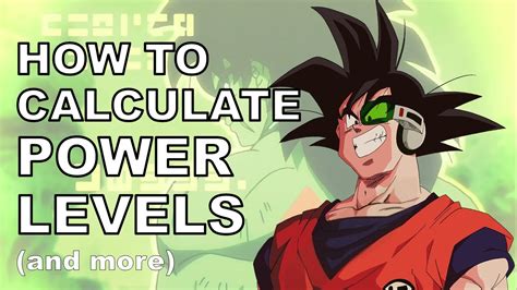 For many fans, especially those who grew up in the west, dragon ball z was an introduction into the world of anime and the show has created a loyal fanbase that still rewatch the epic series to. How to make POWER LEVELS for Dragon Ball Super (and other ...