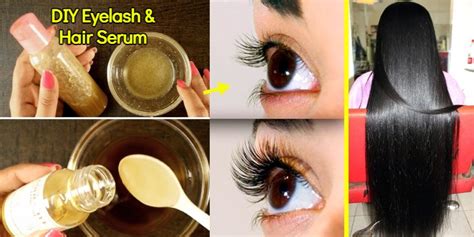 I use this every single night and have seen great results! DIY: 3-Ingredient Hair and Eyelash Serum