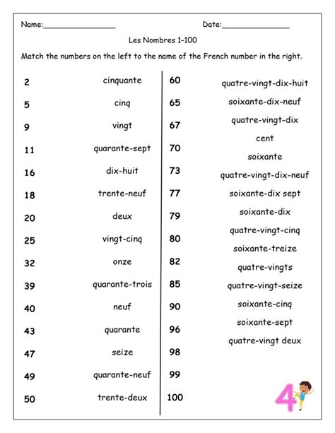 French Numbers Les Nombres Worksheets Made By Teachers Gambaran