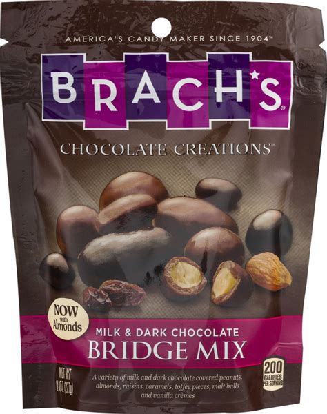 Brachs Chocolate Creations Milk And Dark Chocolate Bridge Mix Brachs