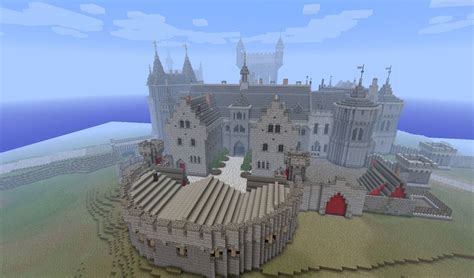 Castle Schematic Kings Minecraft Medieval Blueprints Home Plans