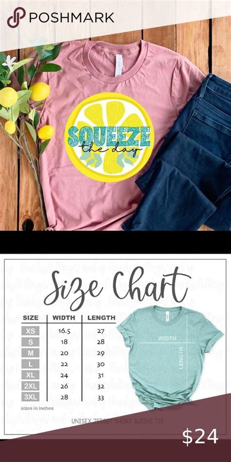 Lemon Squeeze The Day Tshirt Bella Canvas How To Squeeze Lemons