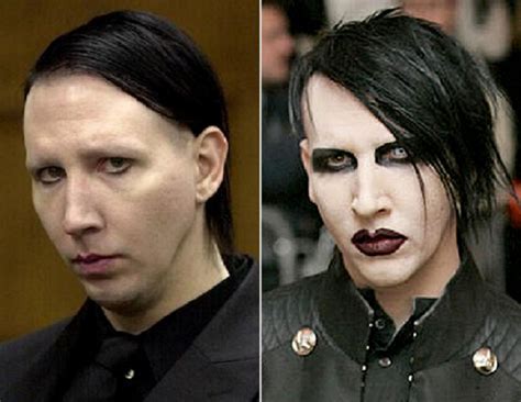 Marylin Manson No Makeup Marilyn Manson Steps Out With No Make Up Metro News Futuremerton