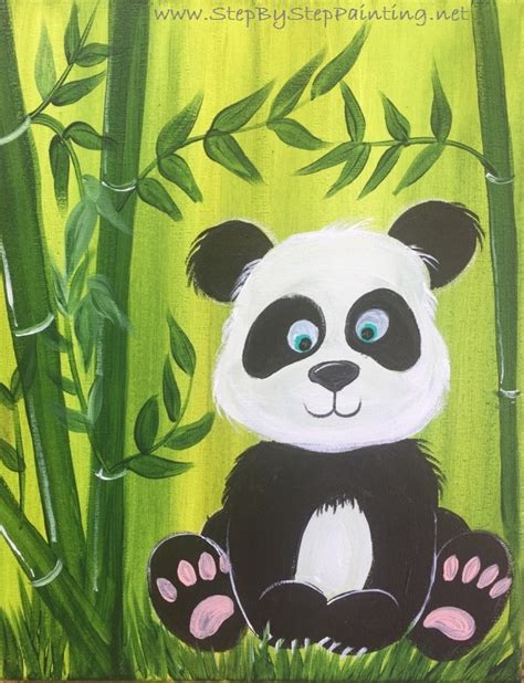 Panda Painting Step By Step Acrylic Tutorial With Pictures And Video