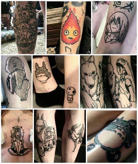 The Best Studio Ghibli Mixed Tattoos Ghibli Tattoo Ta Vrogue Co