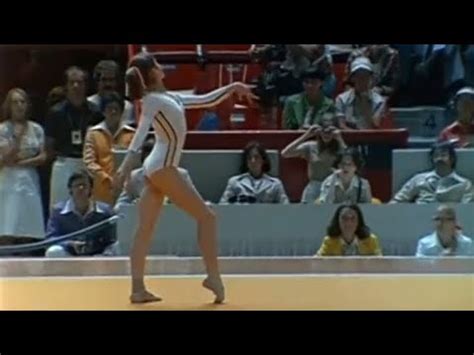 Nadia Comaneci Exercício de Solo Floor Exercise Jogos Olímpicos