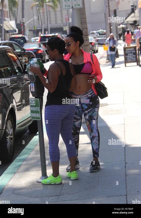 Angela Simmons Flaunts Her Pregnant Belly As She Heads To Her Gym