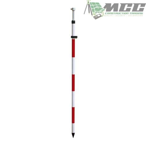 2meters Range Pole Prism Rod Prism Pole For Total Station Construction