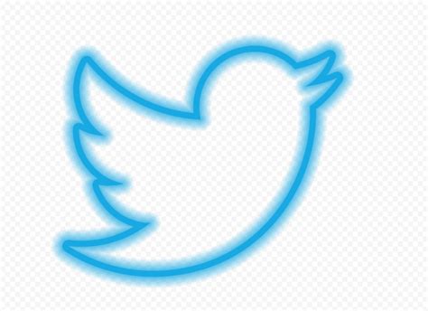 Hd Neon Twitter Bird Logo Png Citypng