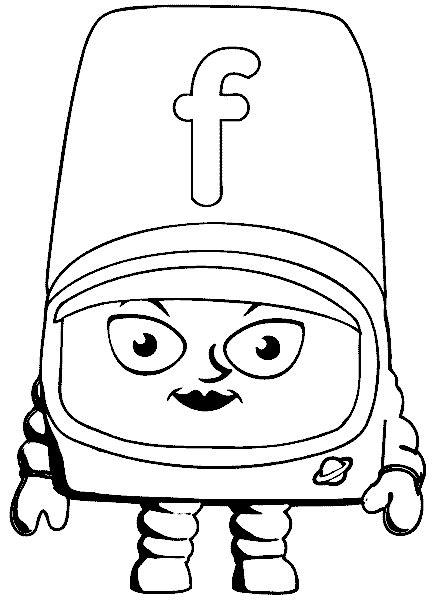 The numberblocks are little blocks with big ideas, having a ton of number fun! Alphablocks Letters Coloring Pages Sketch Coloring Page