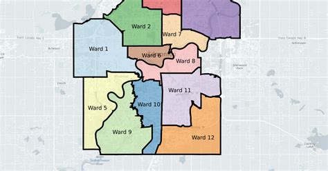City Of Edmonton Municipal Election Map