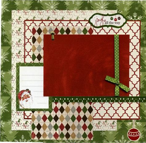 Premade Christmas Scrapbook Page Jingle By Susansscrapbookshack