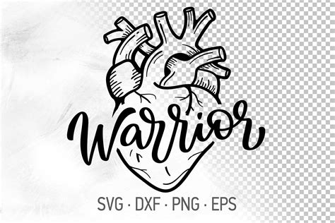 Fichiers Svg Heart Warrior Pour Cricut Chd Awareness Svg Etsy France