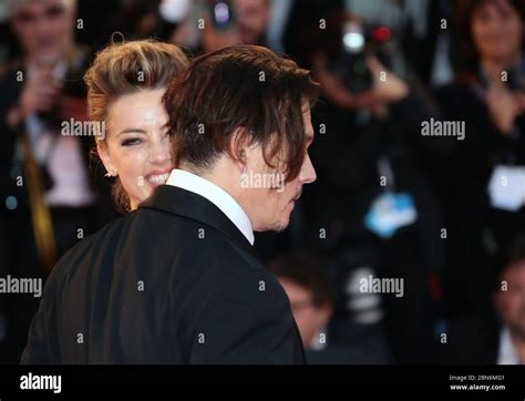 venice italy september 05 johnny depp and amber heard attends a premiere for a danish girl