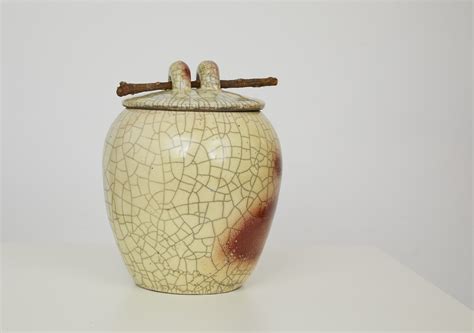Vaso In Ceramica Raku Mediartrade Arsvalue Com