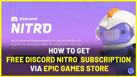 How To Redeem Discord Nitro From Epic Games Store