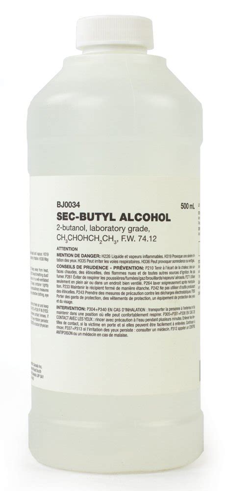 Sec Butyl Alcohol 500 Ml