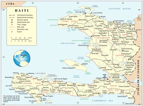 Map Of Haiti Overview Map Online Maps And Travel