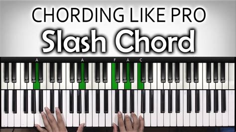 Chord Chord Keren 4 Slash Chord Belajar Piano Keyboard Youtube