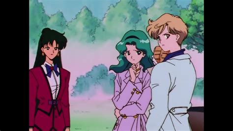 Sailor Moon Sailor Stars Viz Dub Episode 168 Haruka Michiru And Setsuna Talk About Hotaru S Rapid