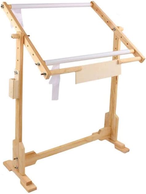 Cross Stitch Frame Stand Adjustable Wooden Embroidery Frame Stand