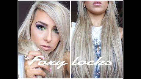 new foxy locks superior hair 230g latte blonde youtube
