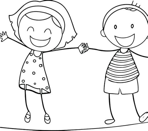 Boy And Girl Coloring Pages at GetColorings.com | Free printable colorings pages to print and color