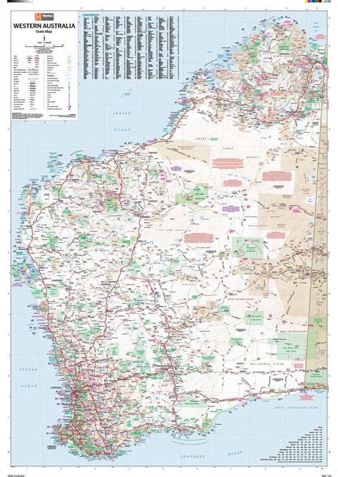Western Australia Wall Map By Hema Maps Mapsales