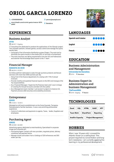 Business Analyst Resume Example and guide for 2019 | Business analyst resume, Business analyst 