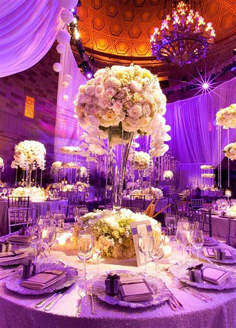 Sparkling New York Wedding Wedding Centerpieces Wedding Decorations