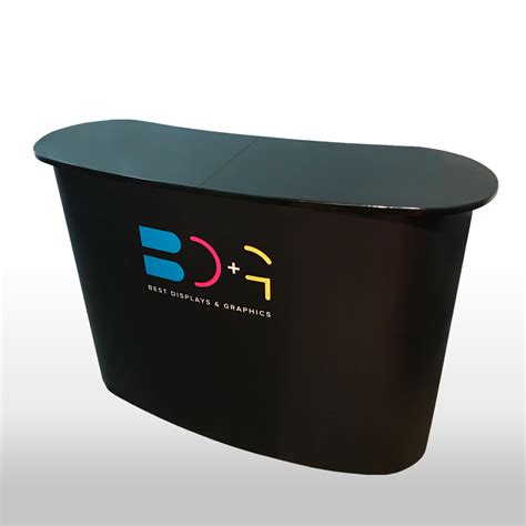 Pop Up Curved Counter Best Displays And Graphics