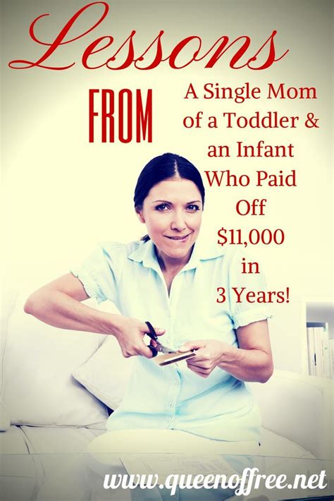 think single moms cannot pay off debt think again it was not an easy