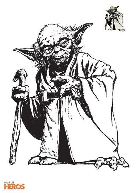 8 Le Meilleur Coloriage Maitre Yoda Collection  COLORIAGE