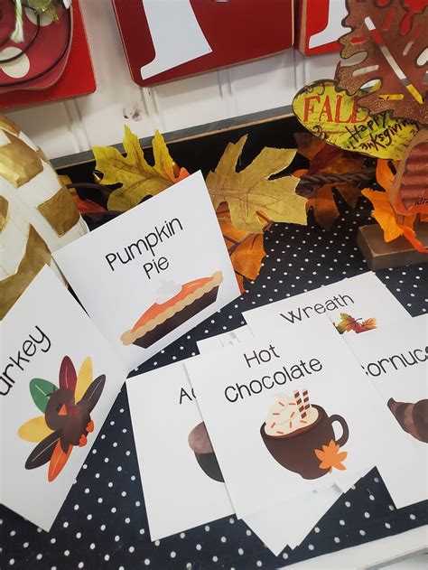 Thanksgiving Charades Game Printable Cards For Charades Etsy